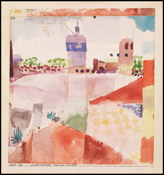 Paul Klee  - Hammamet with Its Mosque - Hakyarts