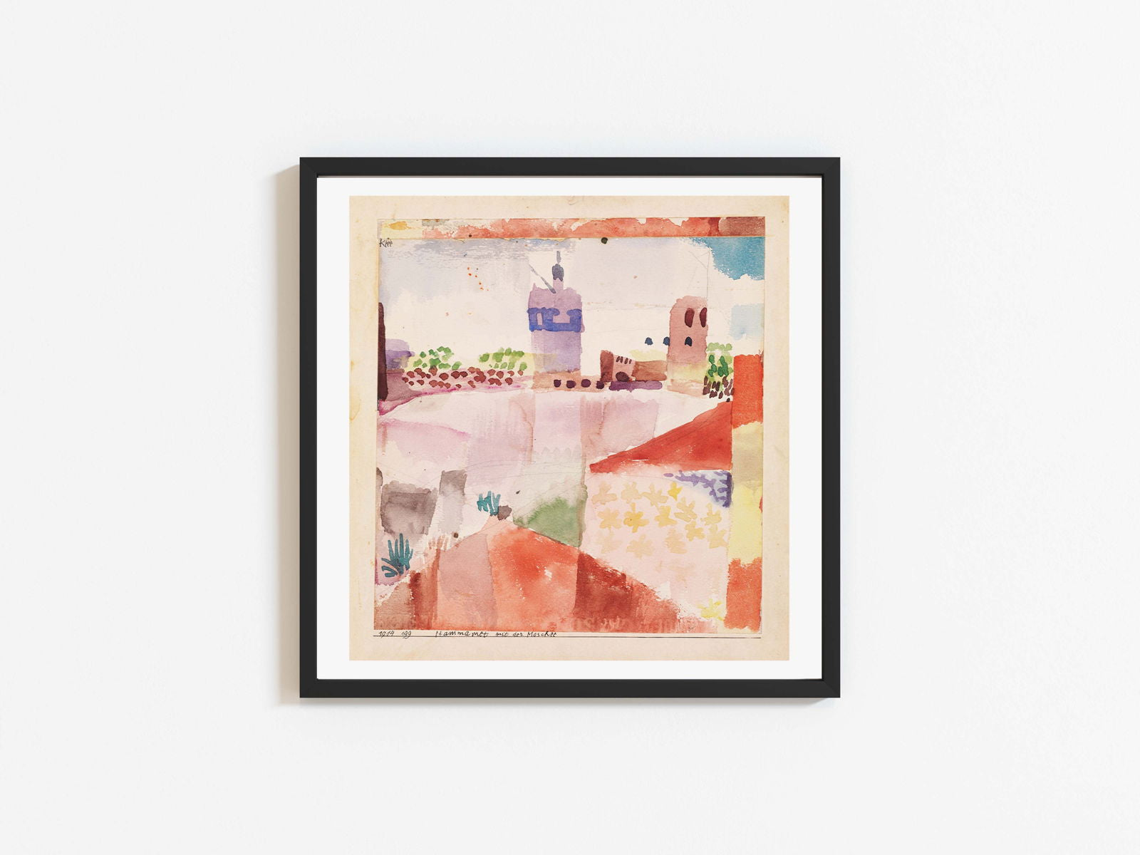 Paul Klee  - Hammamet with Its Mosque - Hakyarts