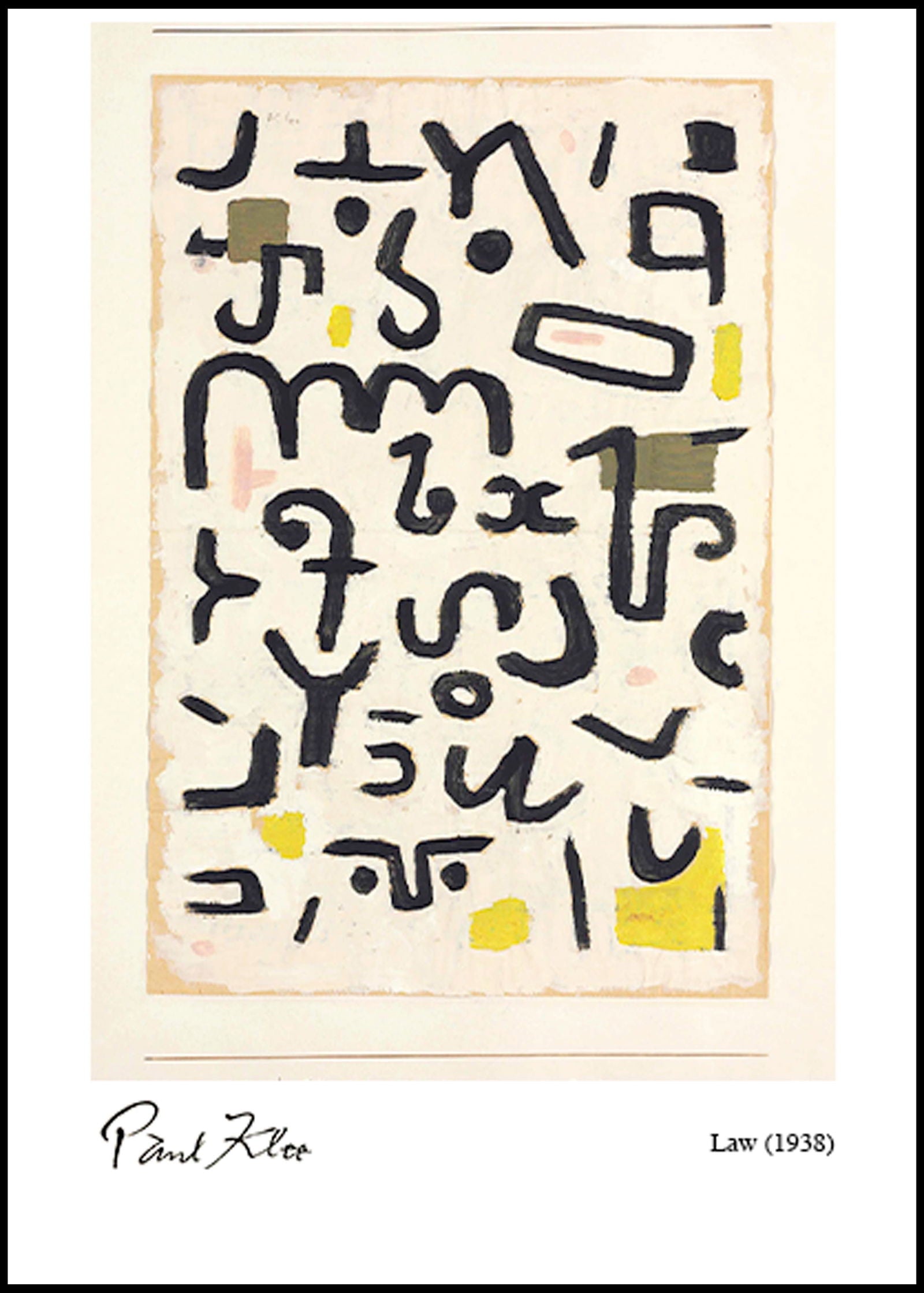 Paul Klee - Law Poster - Hakyarts