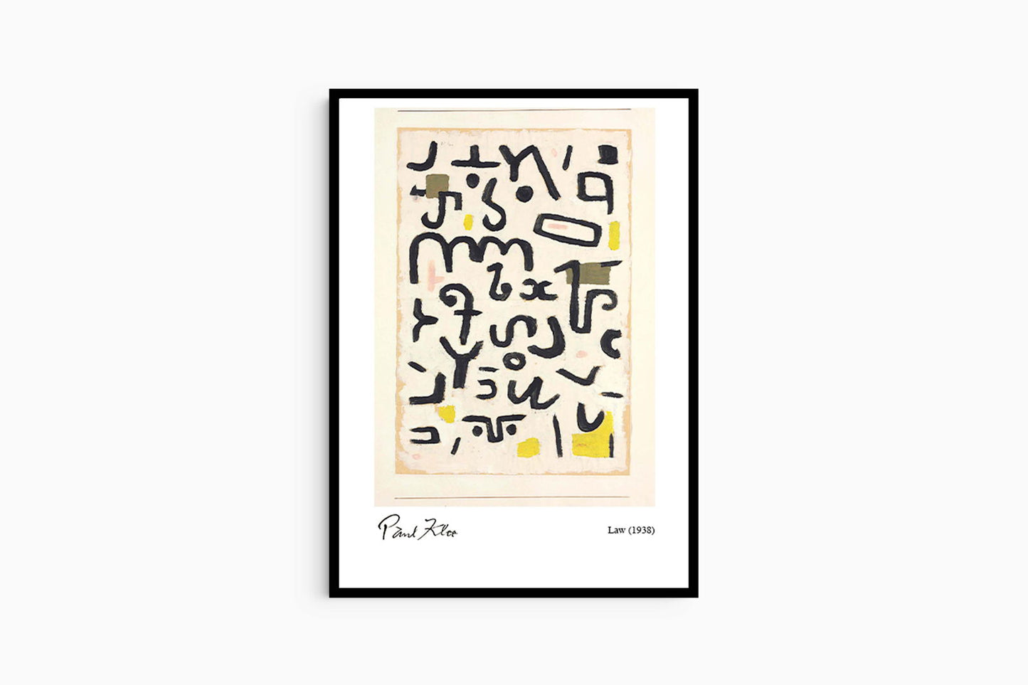 Paul Klee - Law Poster - Hakyarts