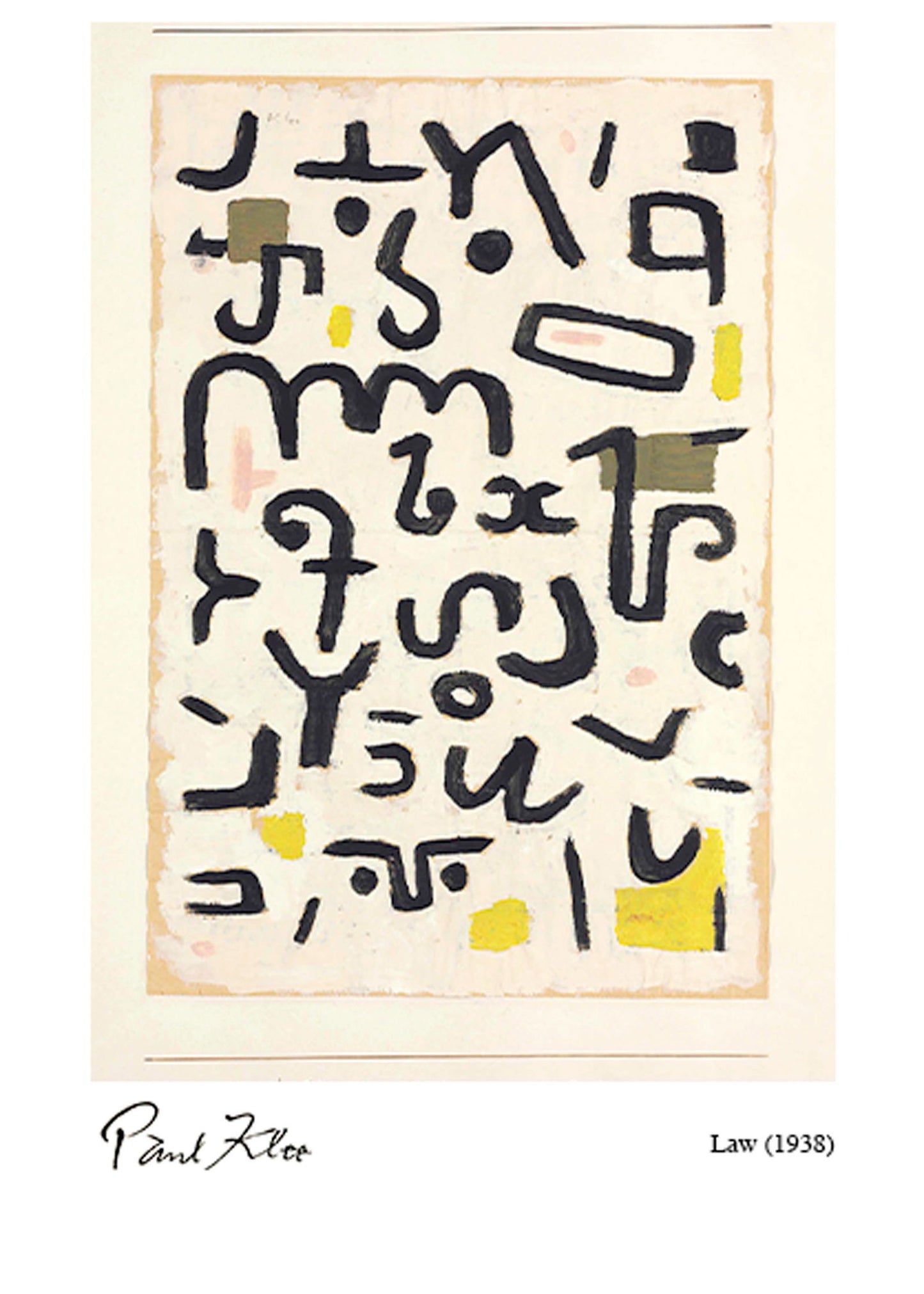 Paul Klee - Law Poster - Hakyarts