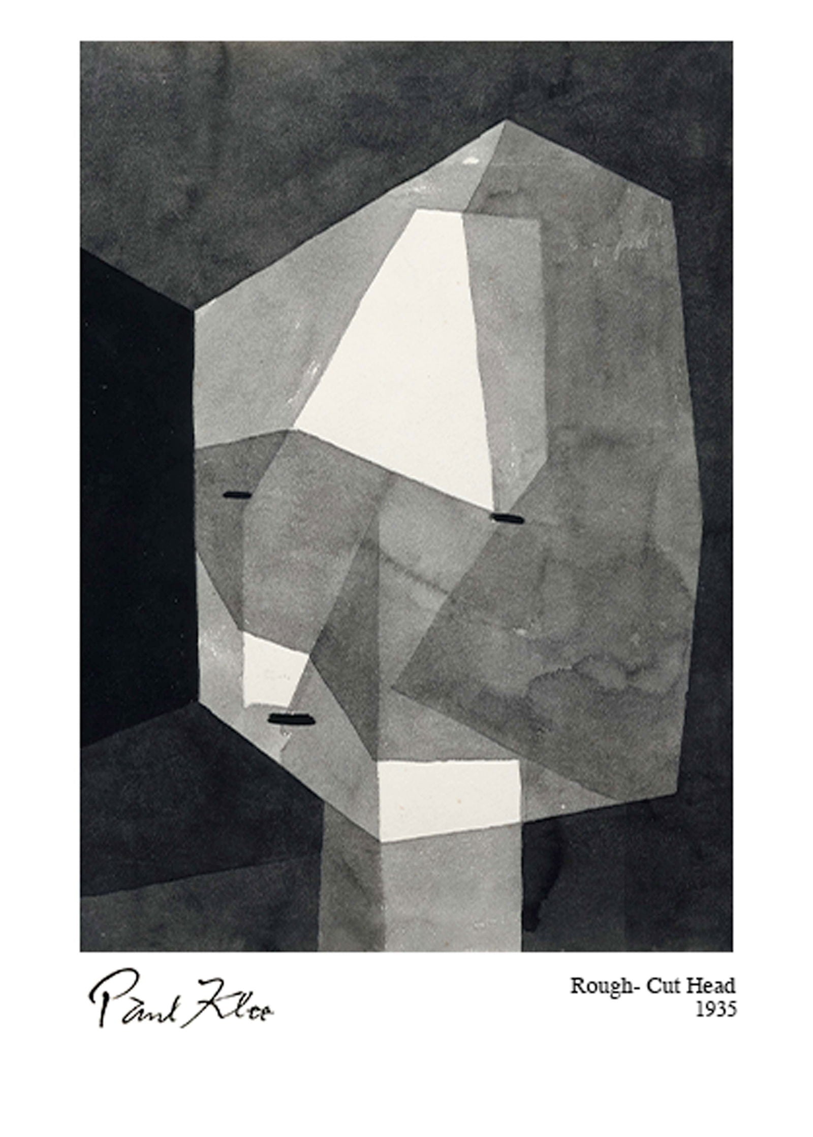 Paul Klee - Rough Cut Head Poster - Hakyarts