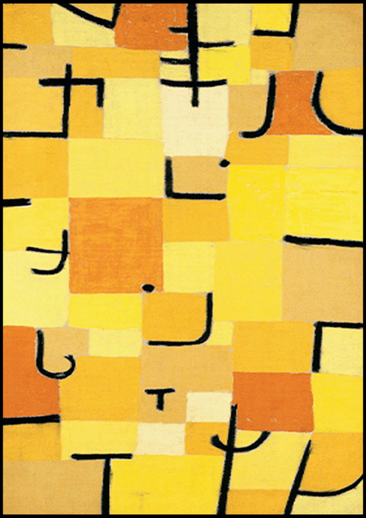 Paul Klee - Signs In Yellow - Hakyarts