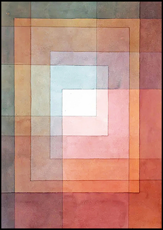 Paul Klee - White Framed Polyphonically - Hakyarts