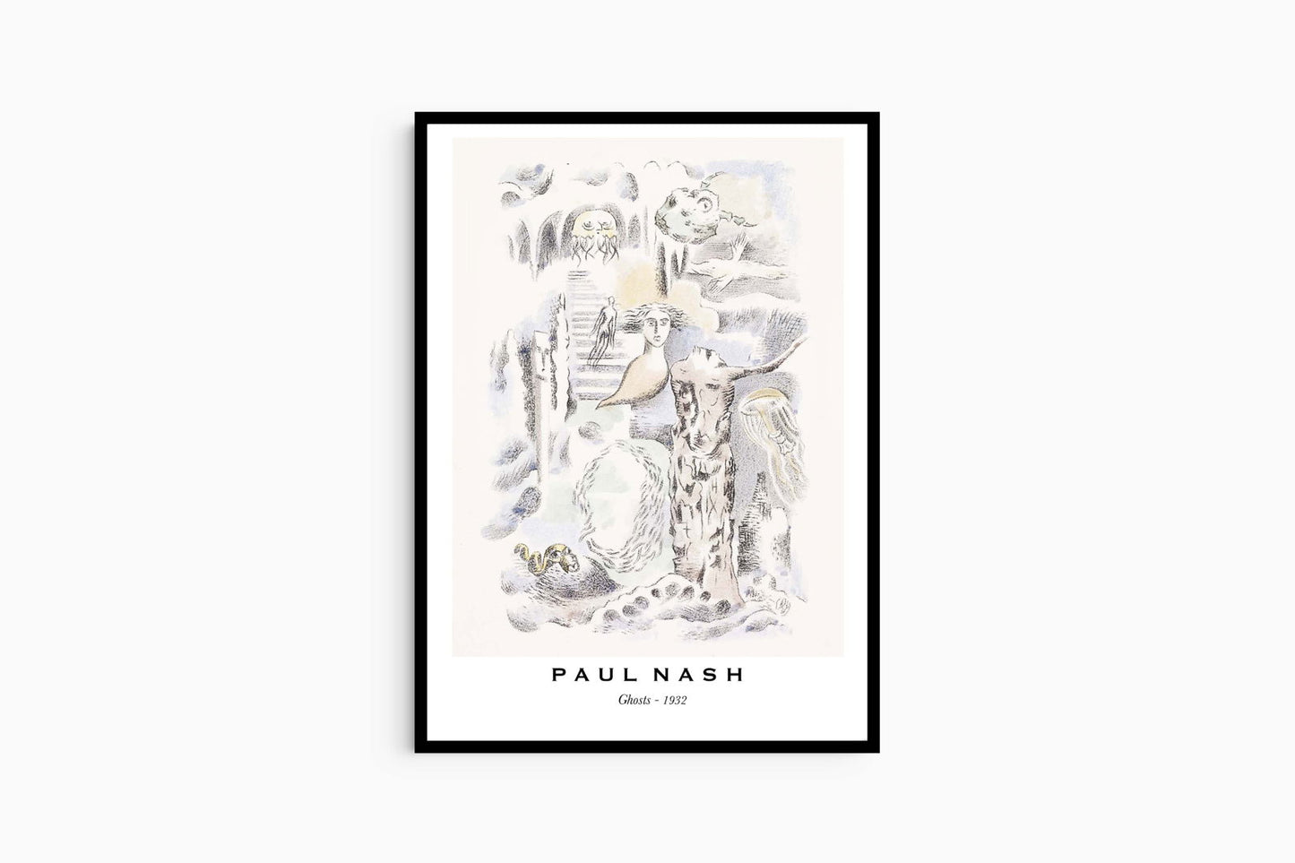 Paul Nash - Ghosts Poster - Hakyarts