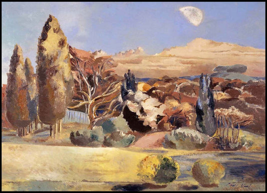 Paul Nash - Landscape of the Moon’s First Quarter - Hakyarts