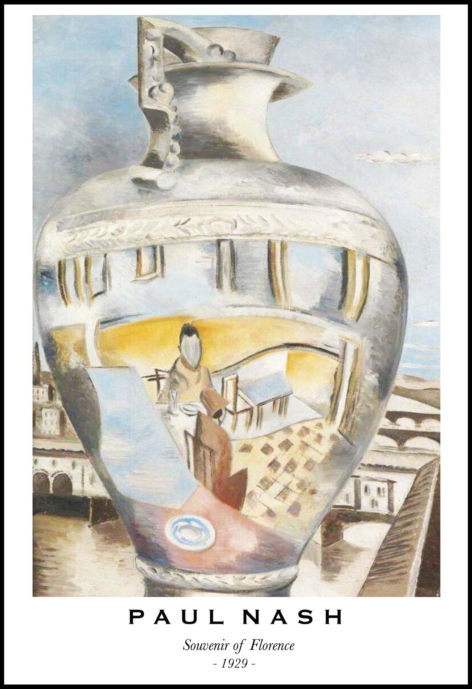 Paul Nash - Souvenir of Florence Poster - Hakyarts