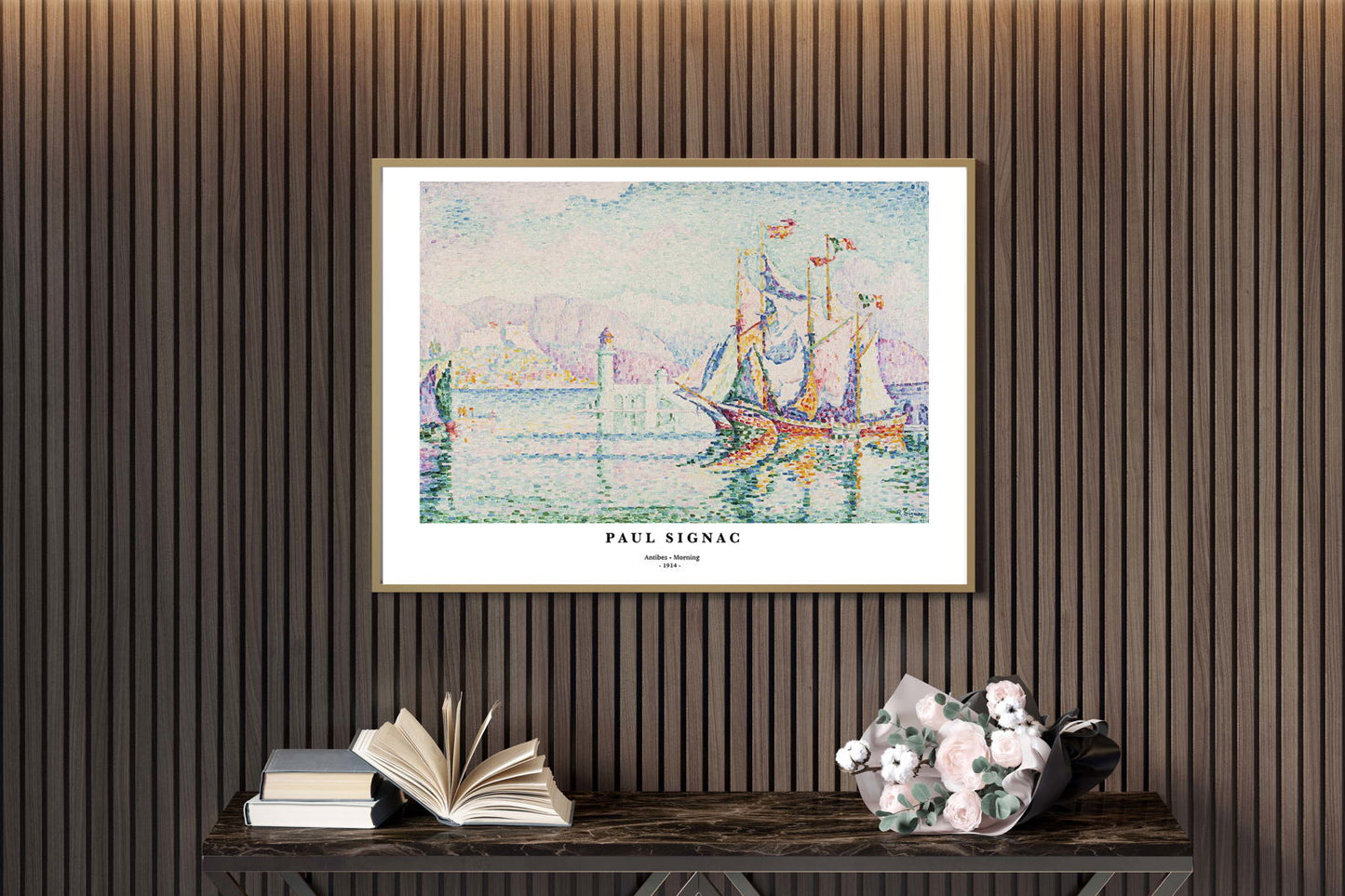 Paul Signac - Antibes - Morning Poster - Hakyarts