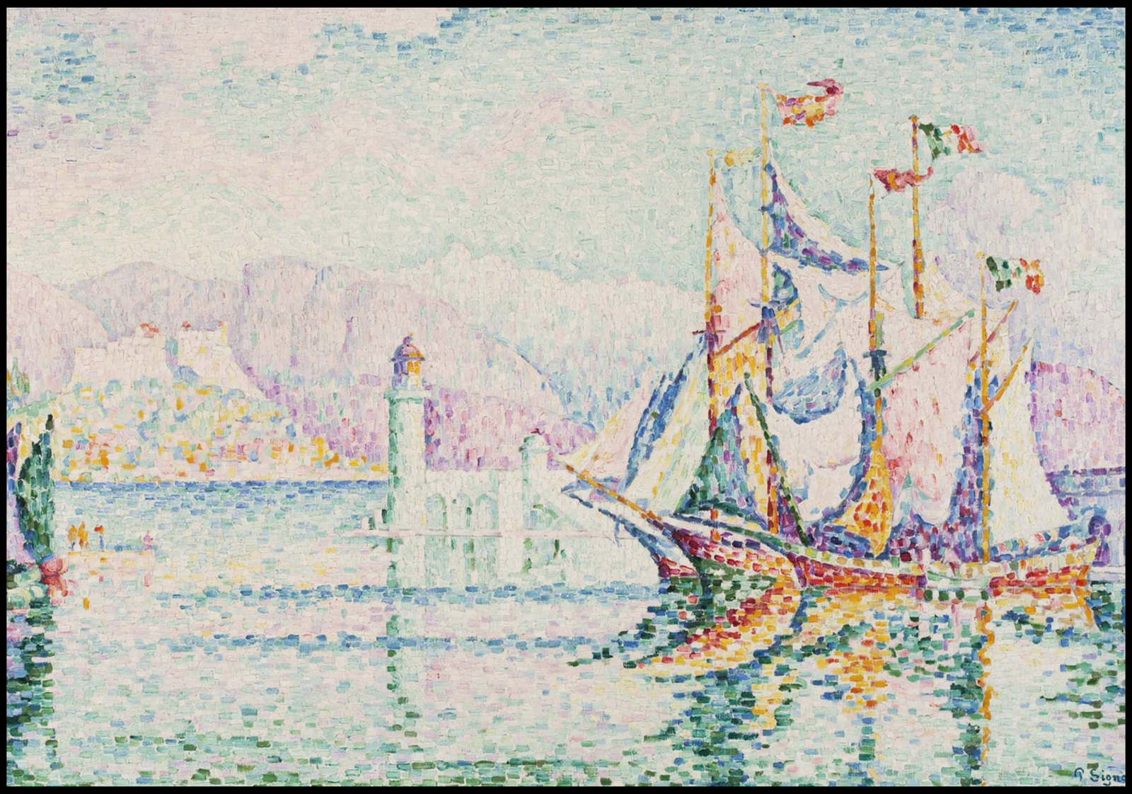 Paul Signac - Antibes 'Morning' - Hakyarts