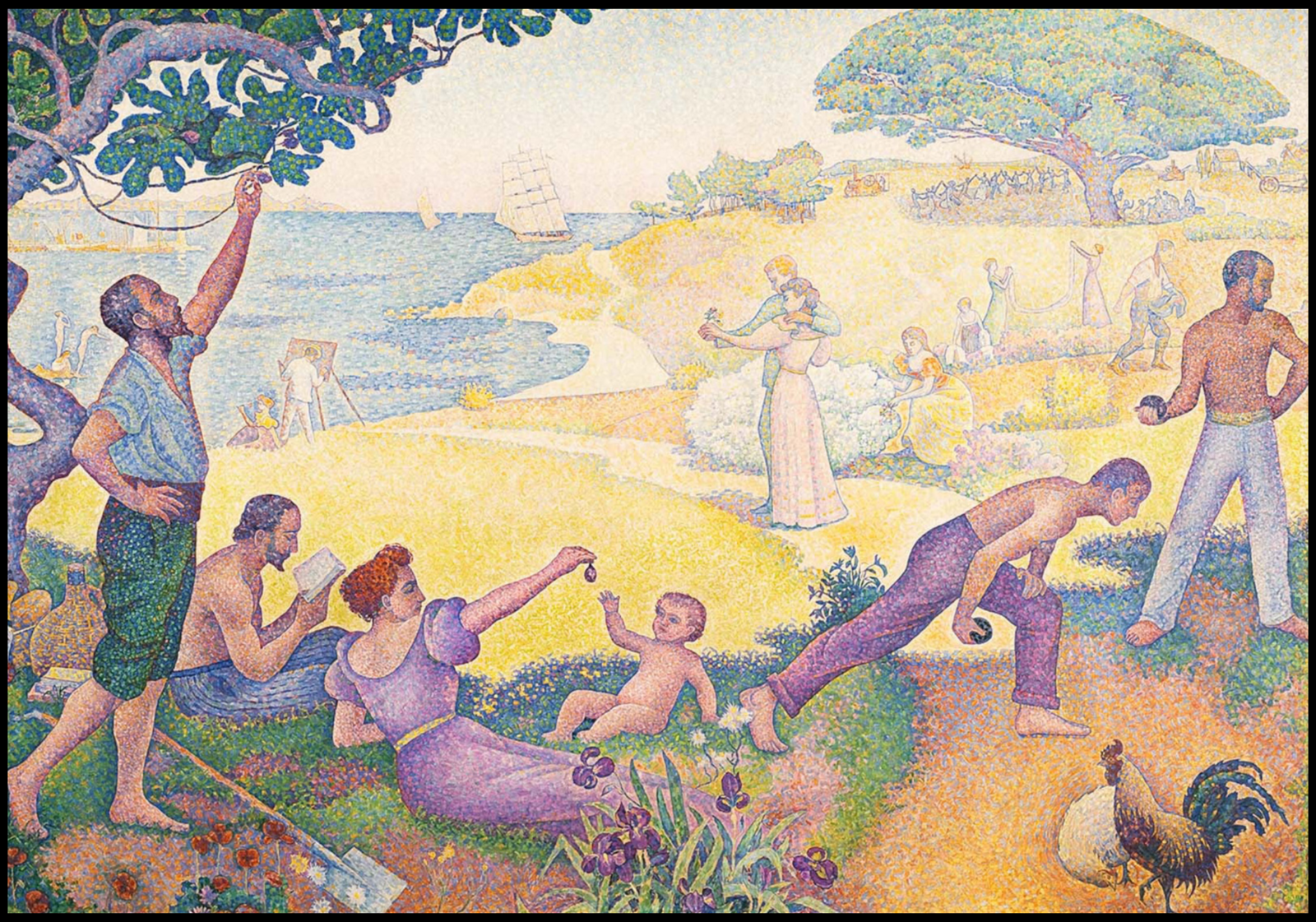 Paul Signac - Au Temps d'Harmonie - Hakyarts