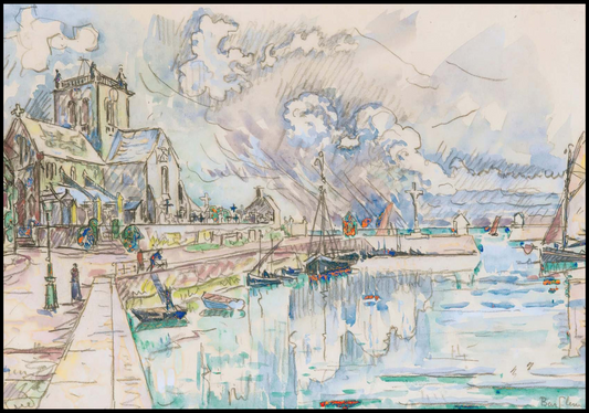 Paul Signac - Barfleur 'Le Port' - Hakyarts