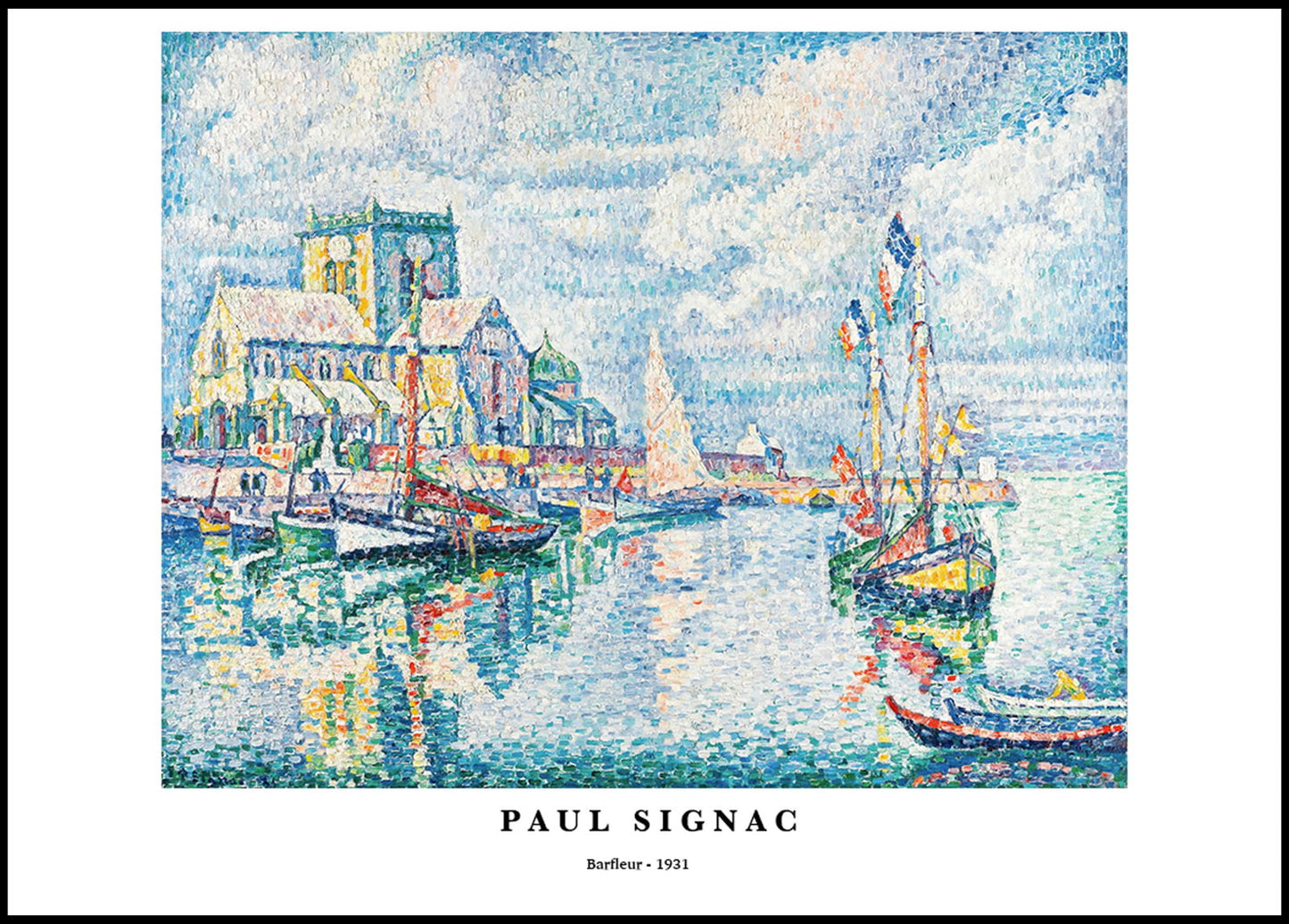 Paul Signac - Barfleur Poster - Hakyarts