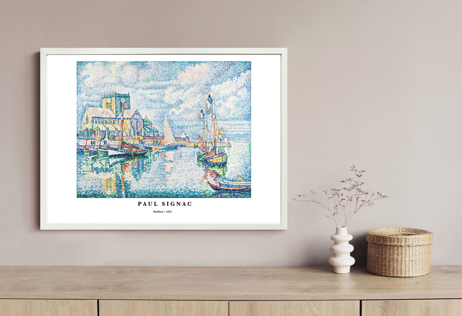 Paul Signac - Barfleur Poster - Hakyarts