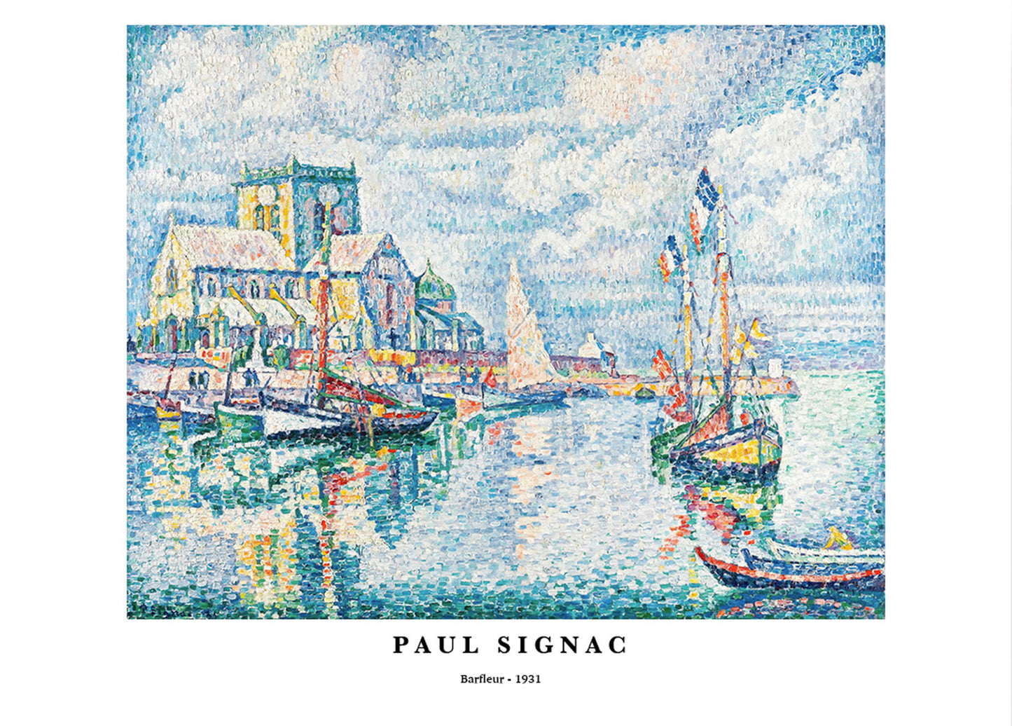 Paul Signac - Barfleur Poster - Hakyarts