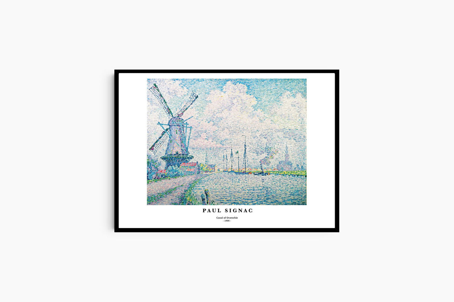 Paul Signac - Canal of Overschie Poster - Hakyarts