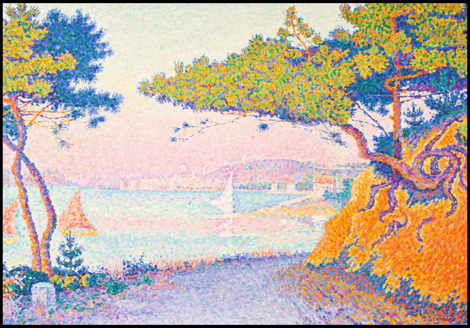 Paul Signac - Golfe Juan - Hakyarts