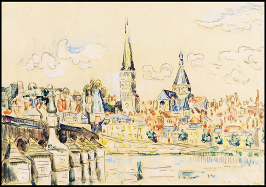 Paul Signac  - La Charité Sur Loire - Hakyarts