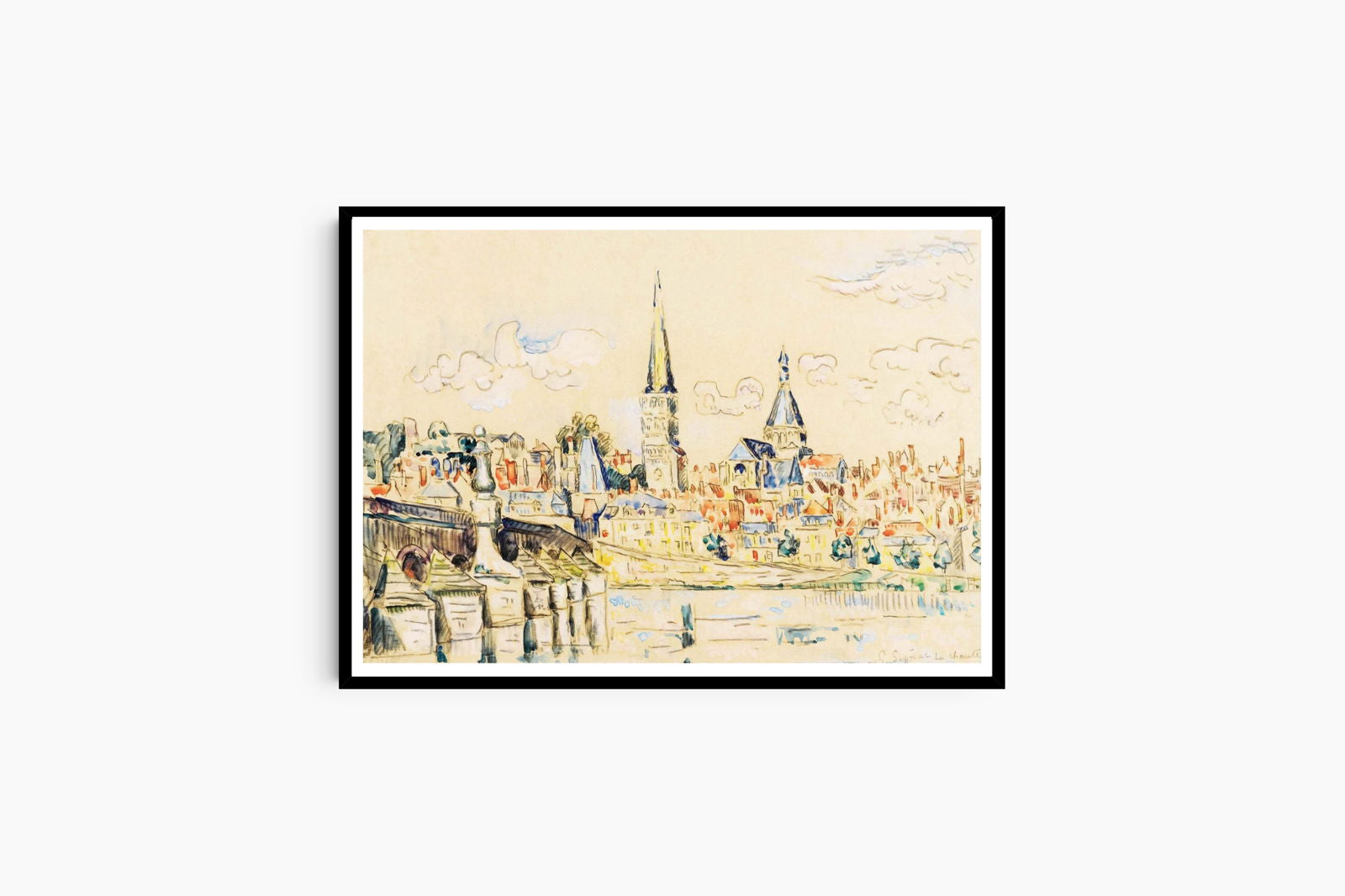 Paul Signac  - La Charité Sur Loire - Hakyarts