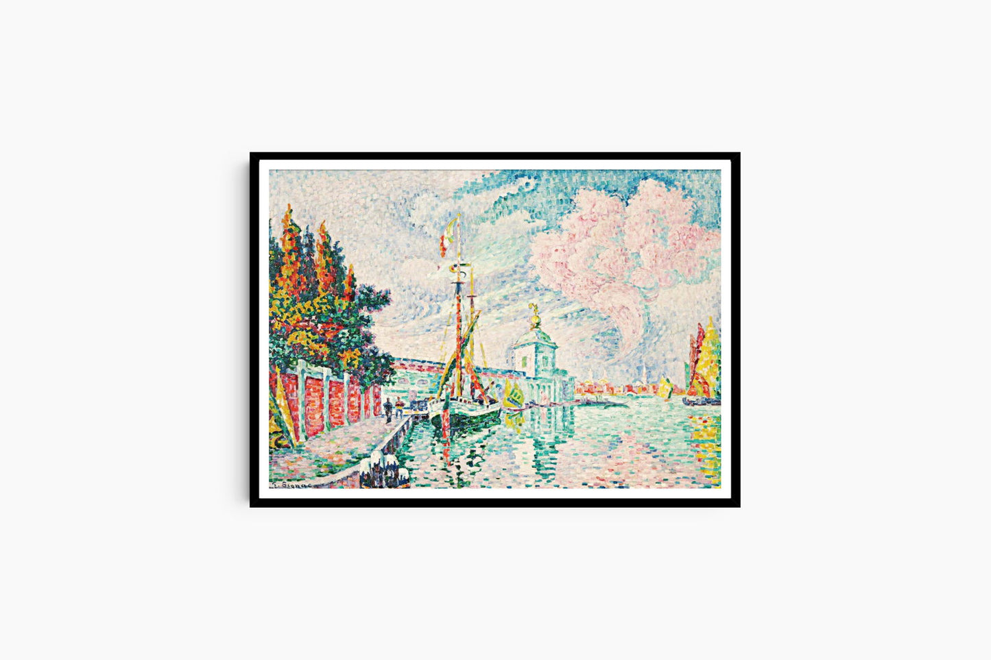 Paul Signac - La Dogana 'Venise' - Hakyarts