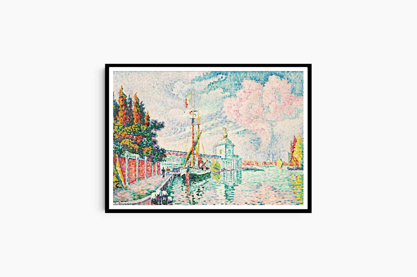 Paul Signac - La Dogana 'Venise' - Hakyarts