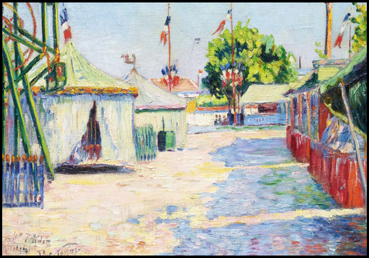 Paul Signac - La Fête d’Asnières - Hakyarts