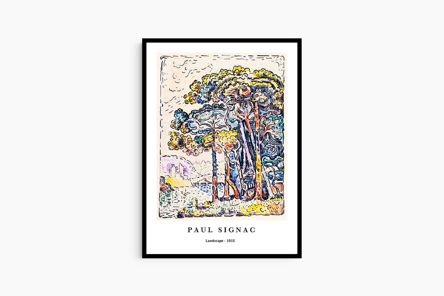 Paul Signac - Landscape Poster - Hakyarts