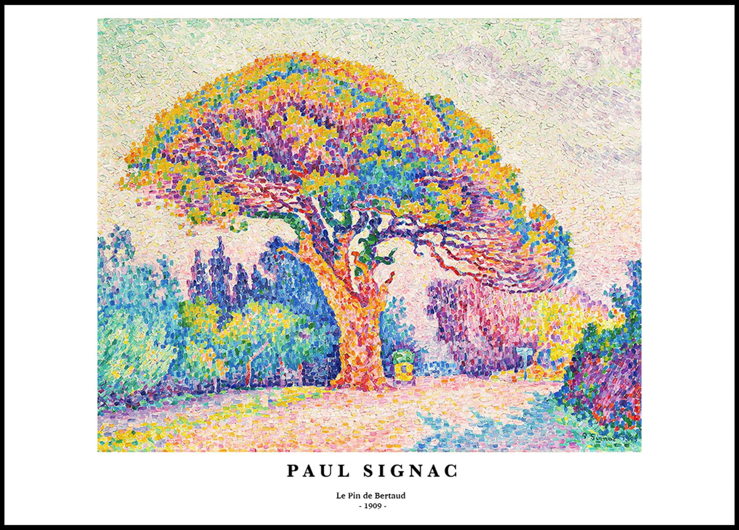 Paul Signac - Le Pin de Bertaud Poster - Hakyarts