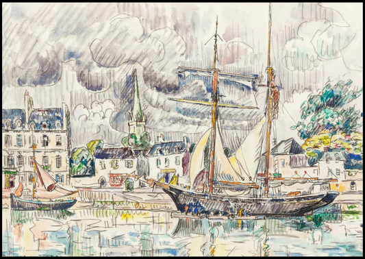 Paul Signac - Le Port de Paimpol - Hakyarts