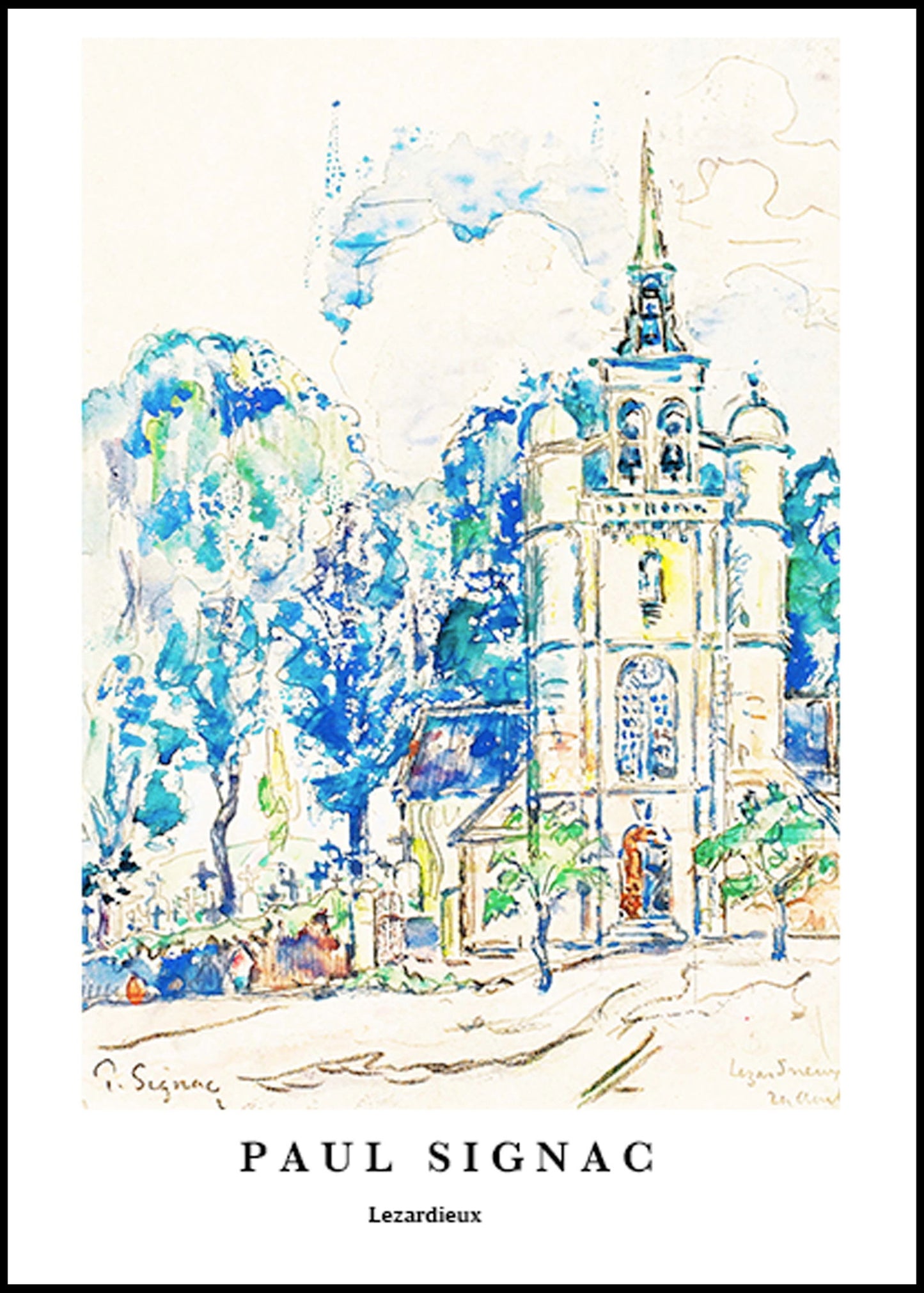 Paul Signac - Lezardieux Poster - Hakyarts