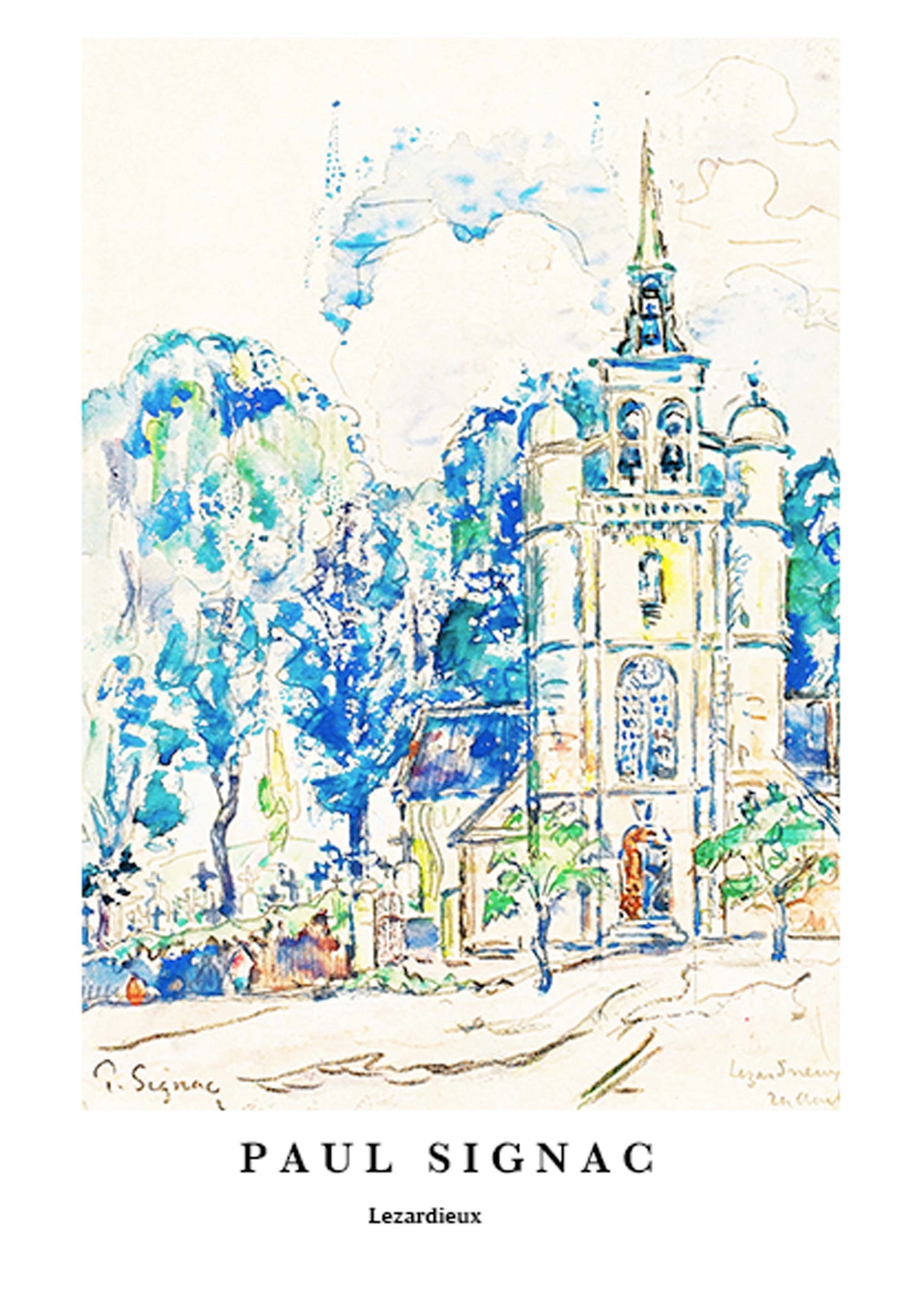 Paul Signac - Lezardieux Poster - Hakyarts