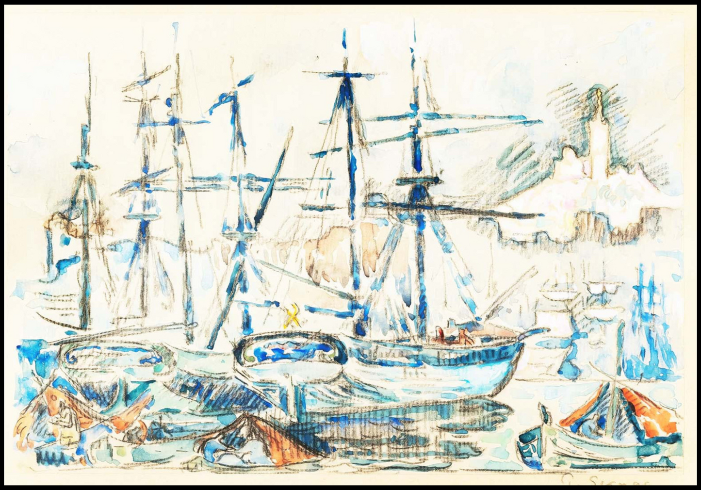 Paul Signac - Marseille - Hakyarts