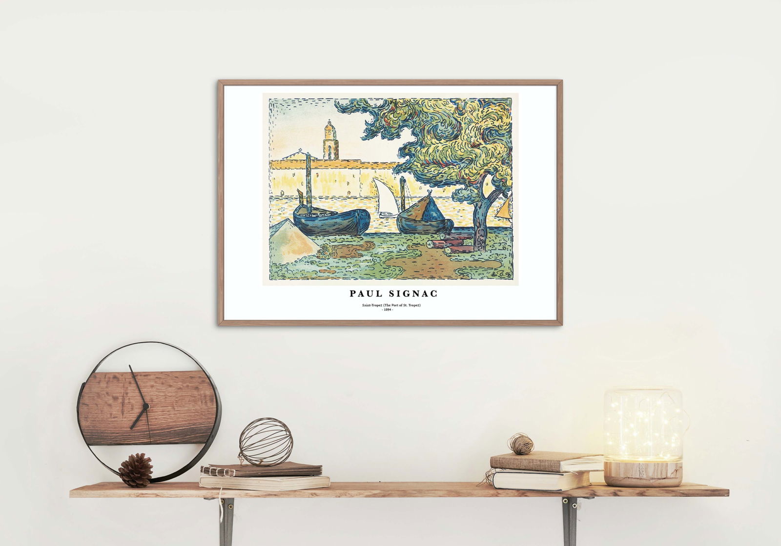 Paul Signac - Saint-Tropez 'The Port of St. Tropez' Poster - Hakyarts