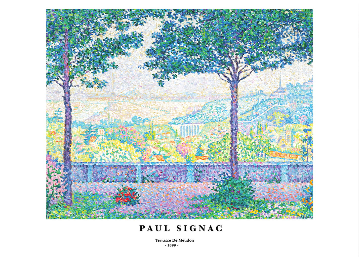 Paul Signac - Terasse de Meudon Poster - Hakyarts