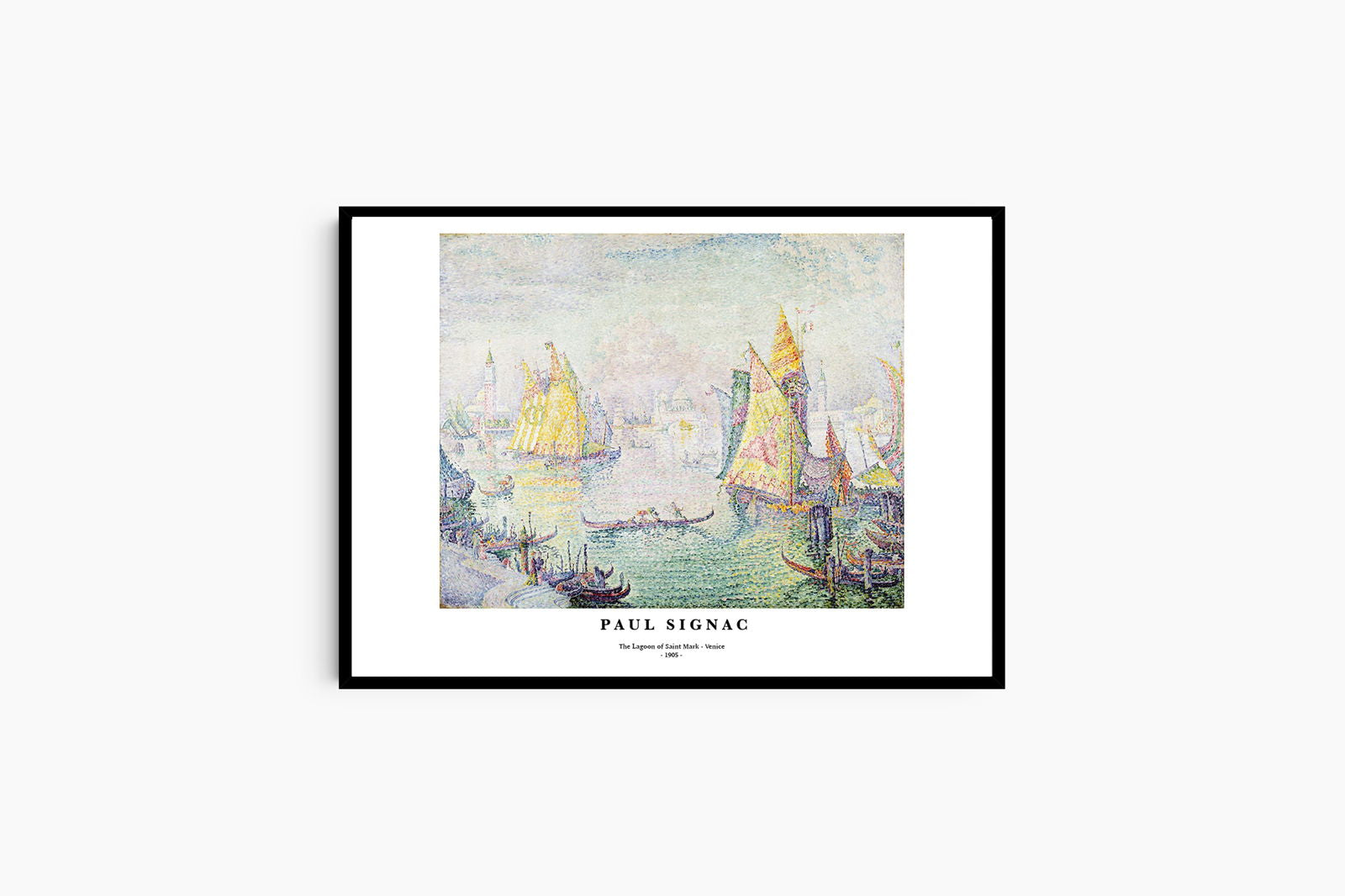 Paul Signac  - The Lagoon of Saint Mark 'Venice' Poster - Hakyarts