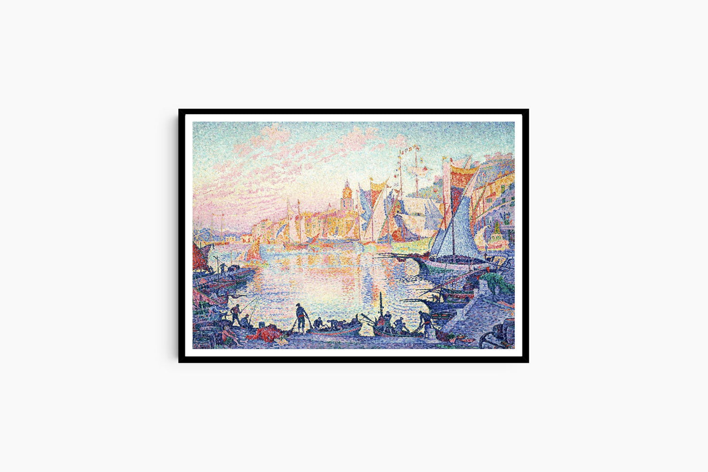 Paul Signac  - The Port of Saint-Tropez - Hakyarts