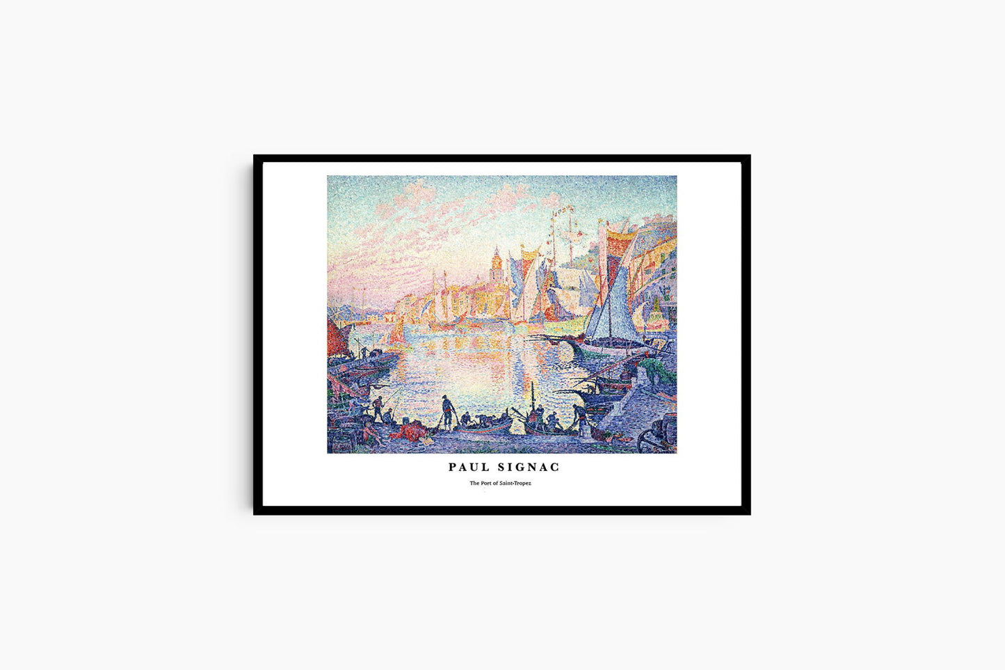 Paul Signac - The Port of Saint Tropez Poster - Hakyarts