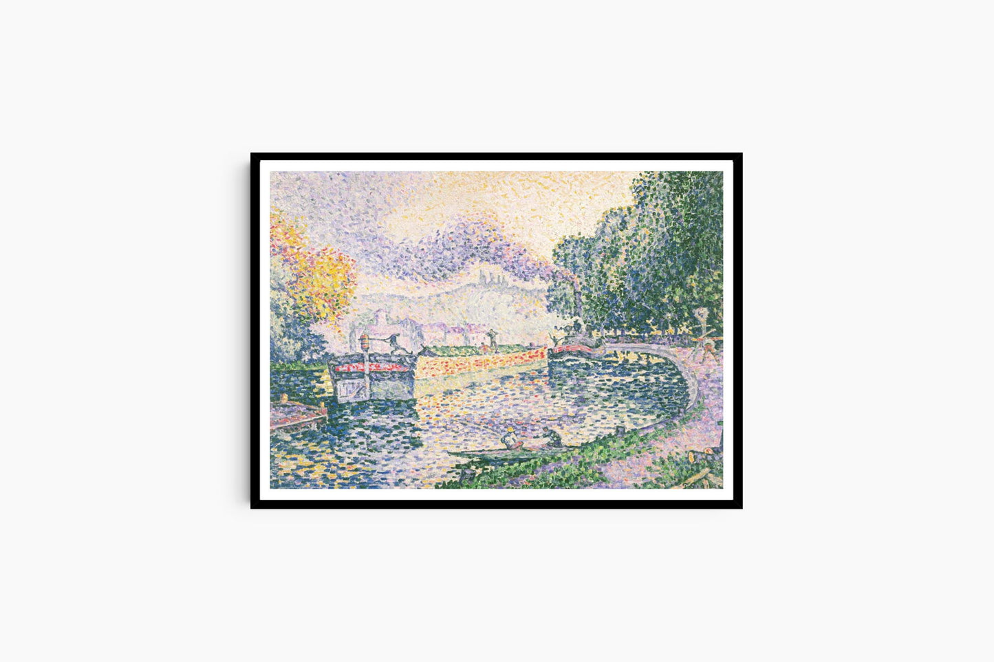 Paul Signac - The Tugboat 'Canal in Samois' - Hakyarts