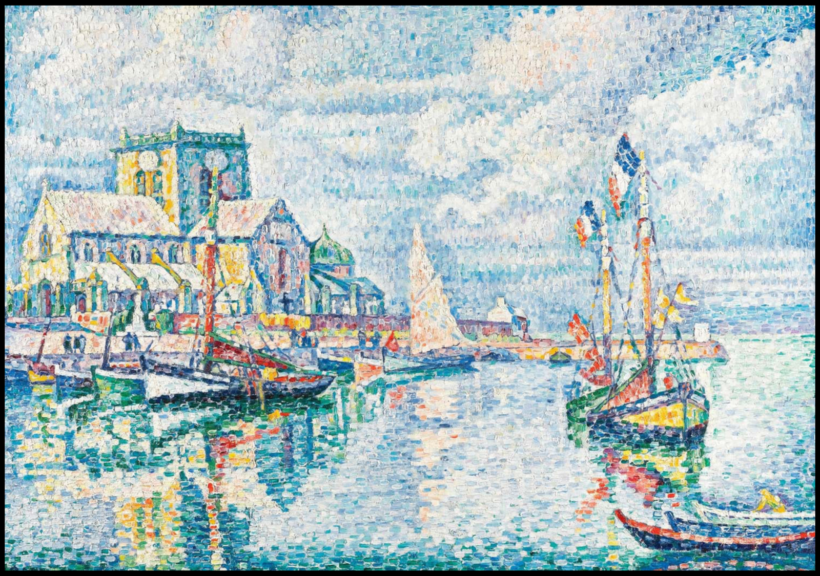 Paul Signac - Venise. la Salute. Vert - Hakyarts