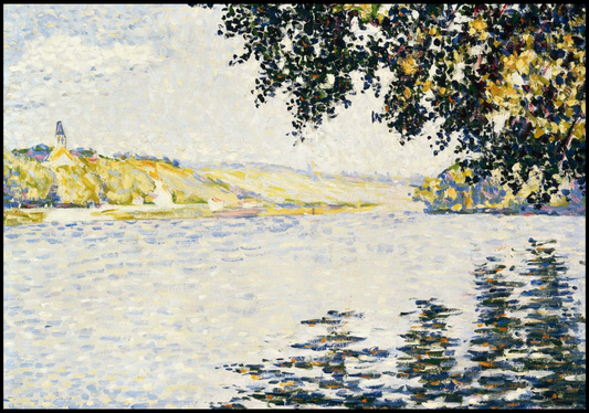 Paul Signac - View of the Seine at Herblay - Hakyarts