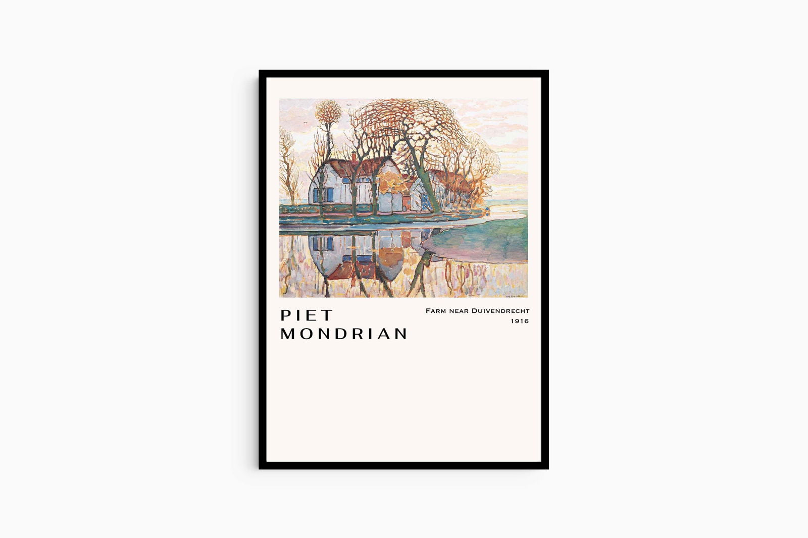 Piet Mondrian - Farm near Duivendrecht Poster - Hakyarts