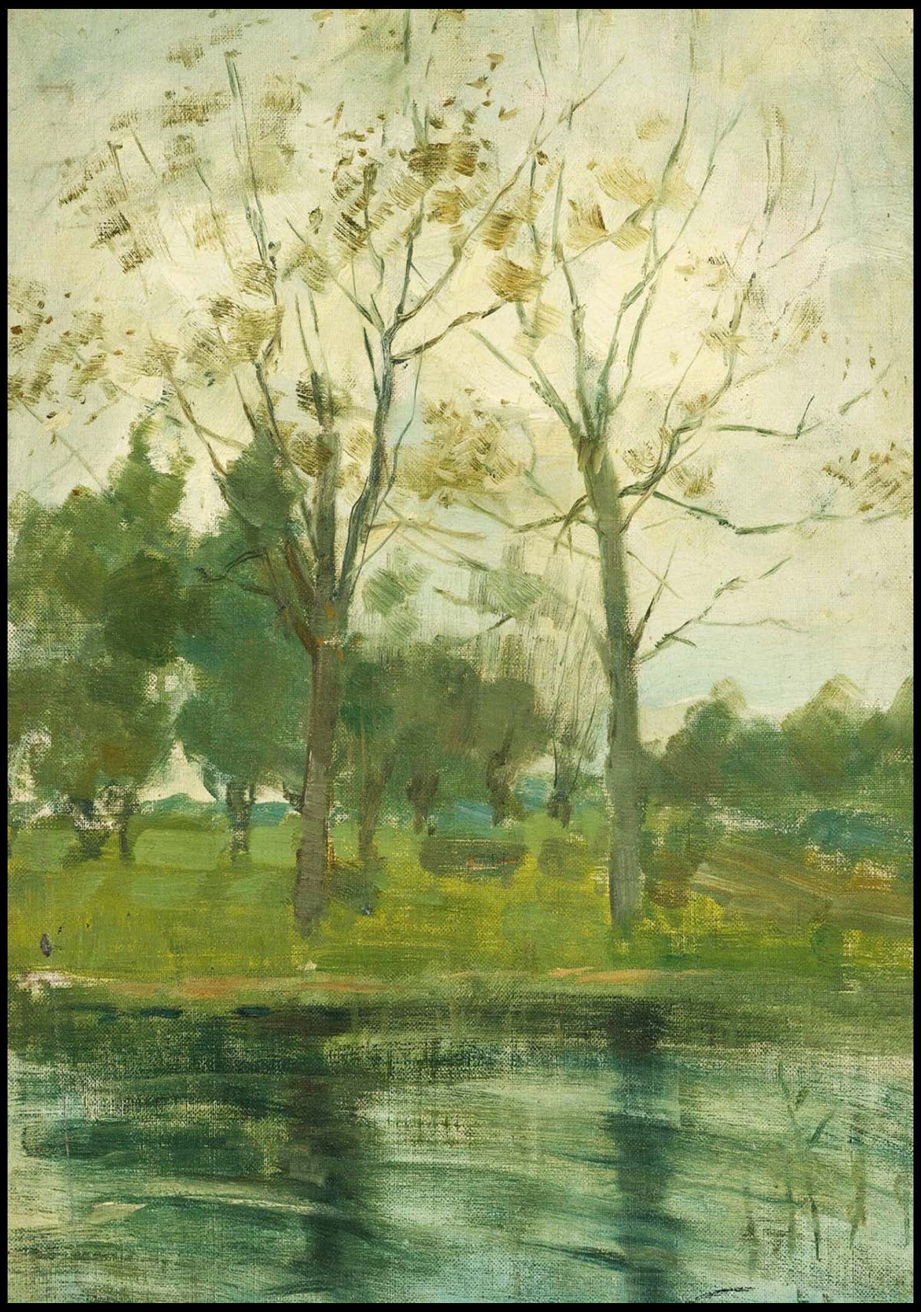 Piet Mondrian - Two Trees Silhouetted - Hakyarts