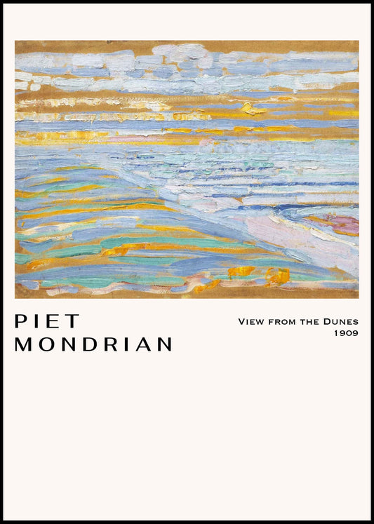 Piet Mondrian - View from the Dunes Poster - Hakyarts