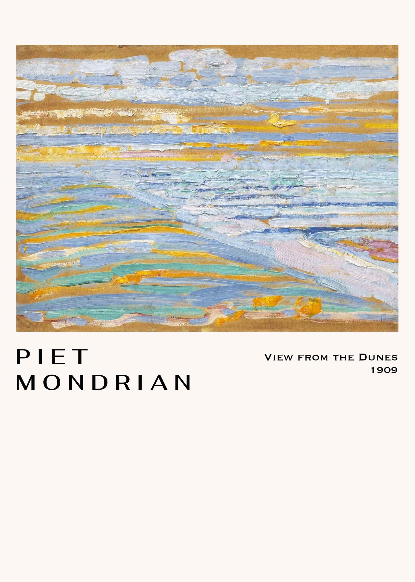 Piet Mondrian - View from the Dunes Poster - Hakyarts