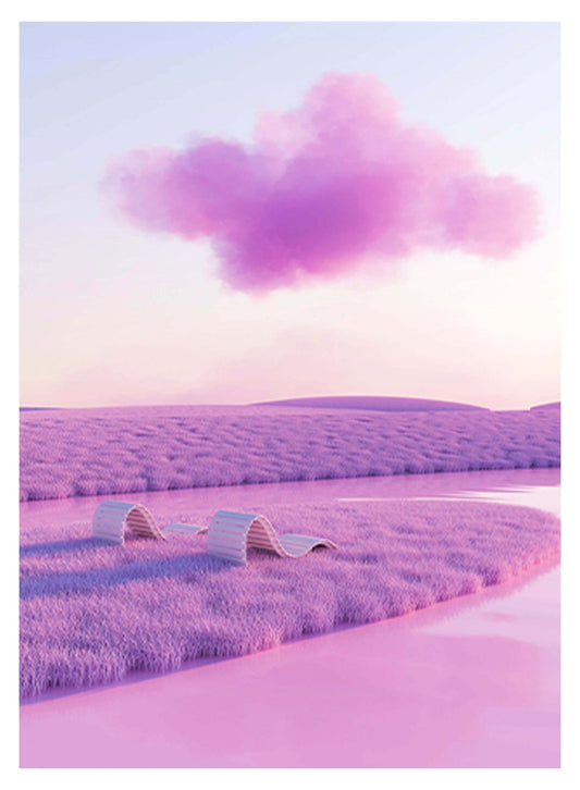 Pink Cloud Poster - Hakyarts