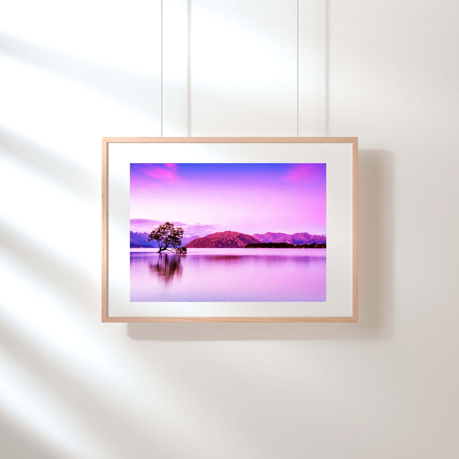 Pink Landscape Poster - Hakyarts