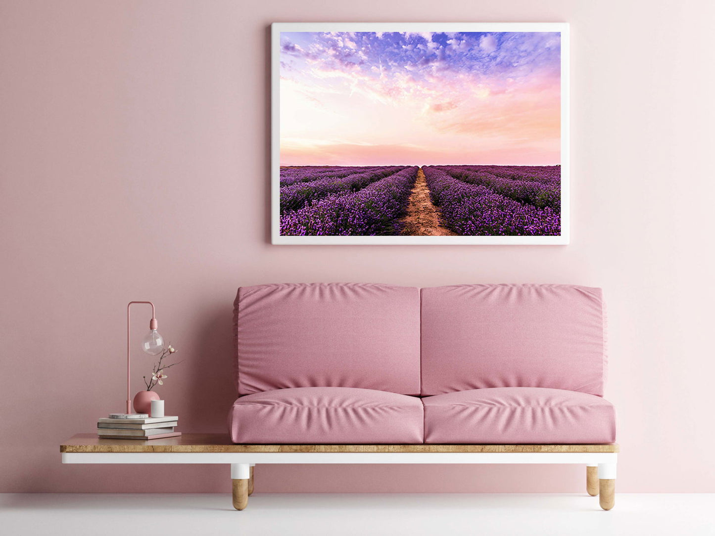 Purple Violet Landscape Poster - Hakyarts