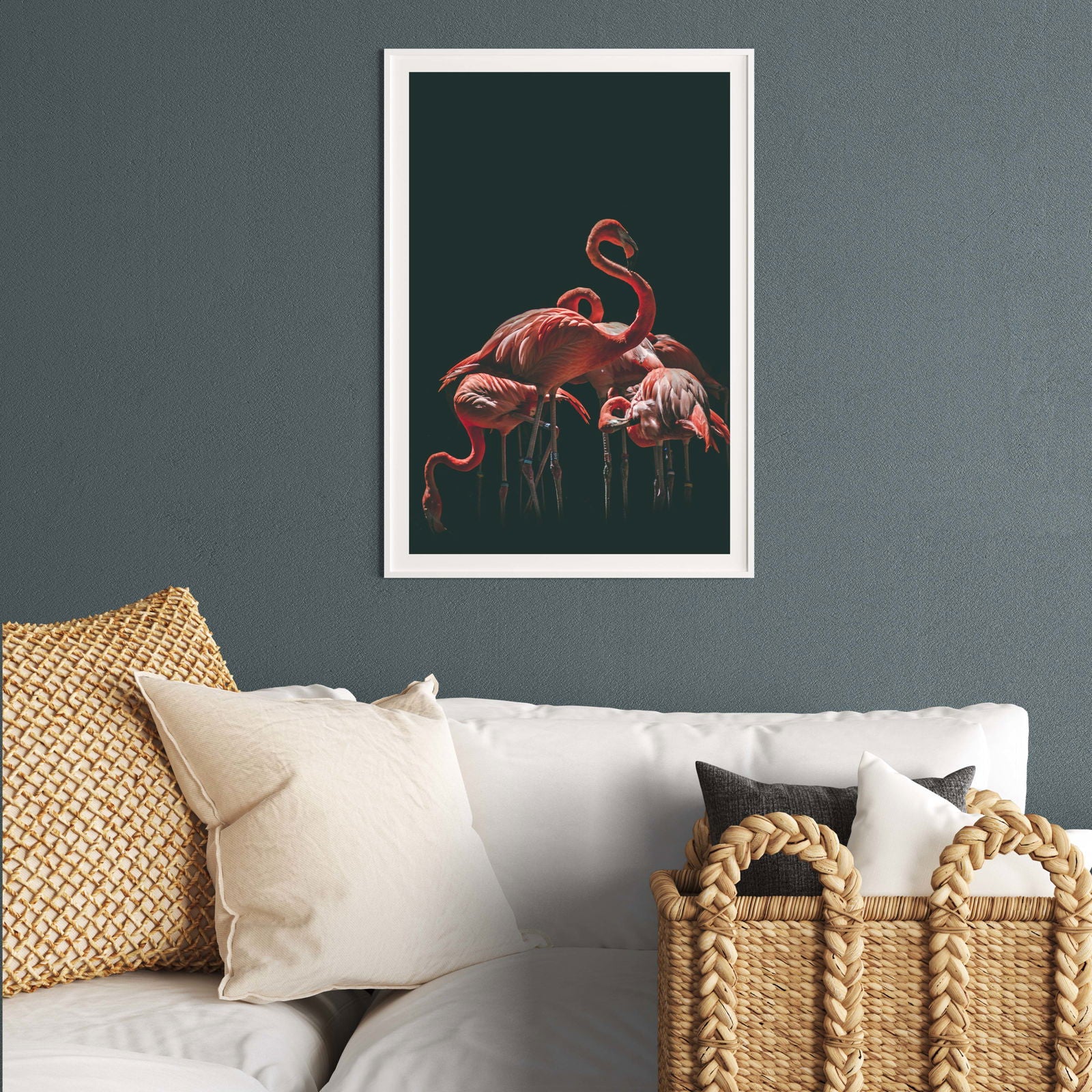 Red Flamingos Poster - Hakyarts