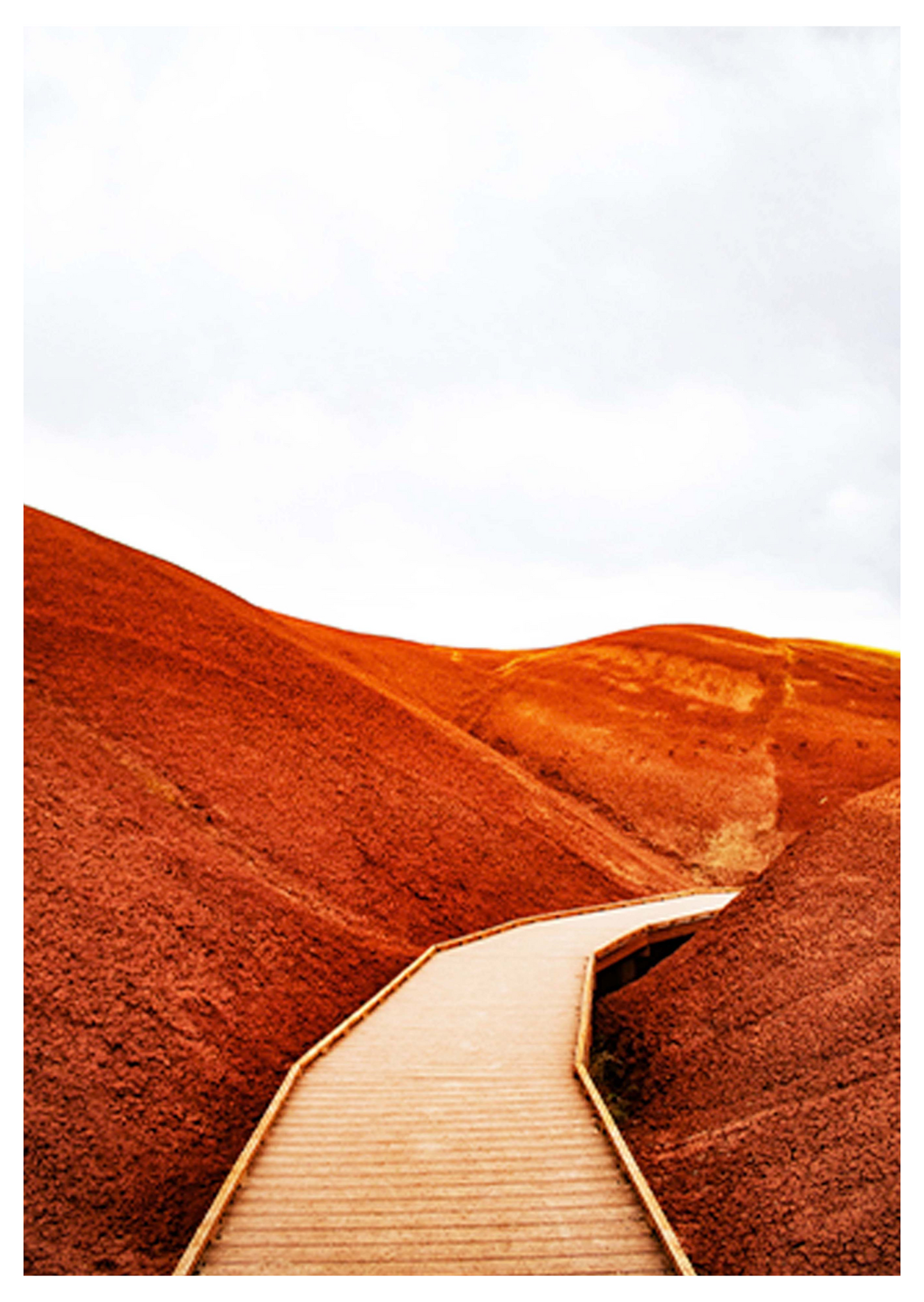 Red Landscape Poster - Hakyarts