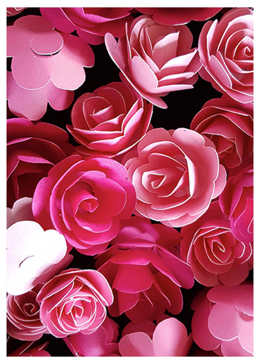 Red Pink Flowers Poster - Hakyarts