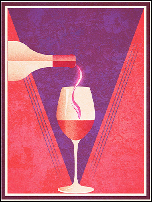 Red Wine Poster - Hakyarts